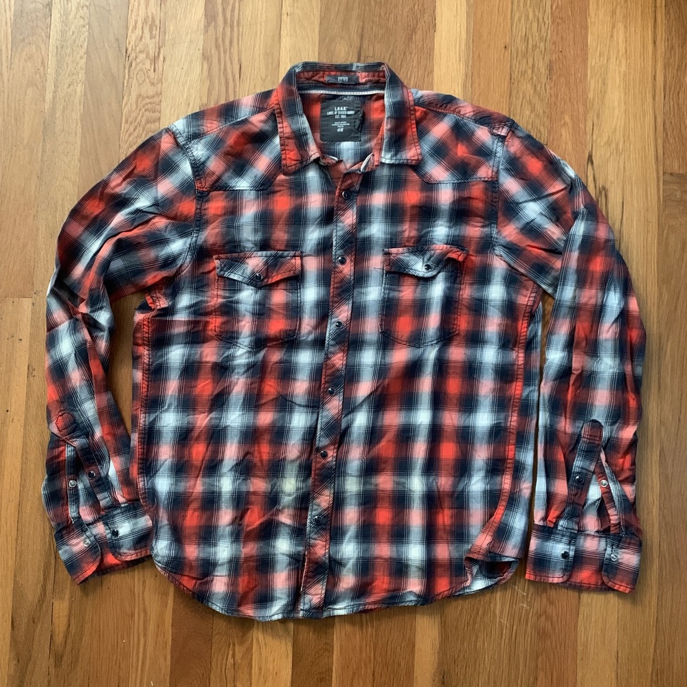 H&M Western Plaid